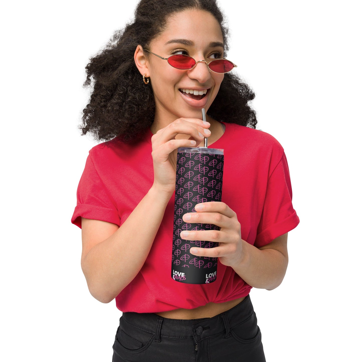 Anarchy Stainless Steel Tumbler - Love & Chaos