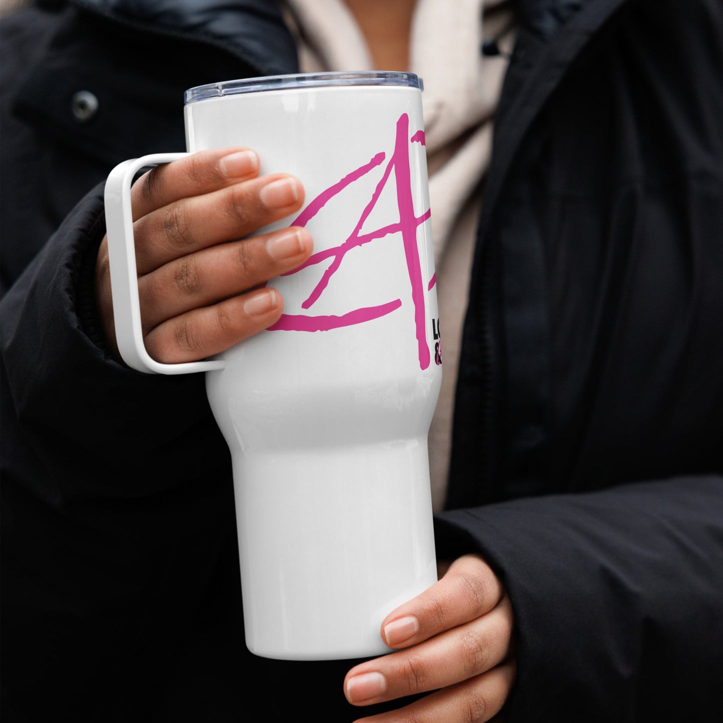 L&C Anarchy Travel Mug With a Handle - Love & Chaos