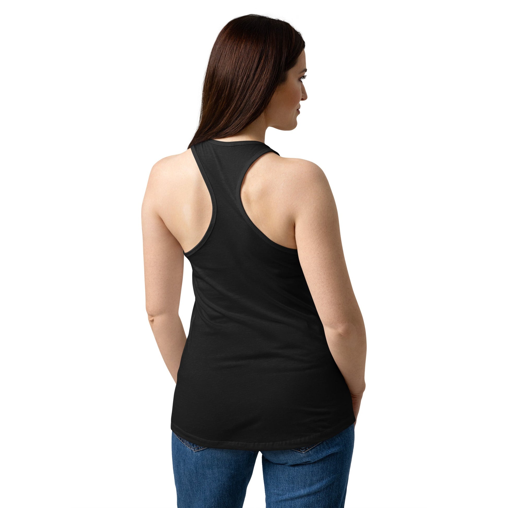 L&C Anarchy Women’s Fitted Racerback Tank Top - Love & Chaos