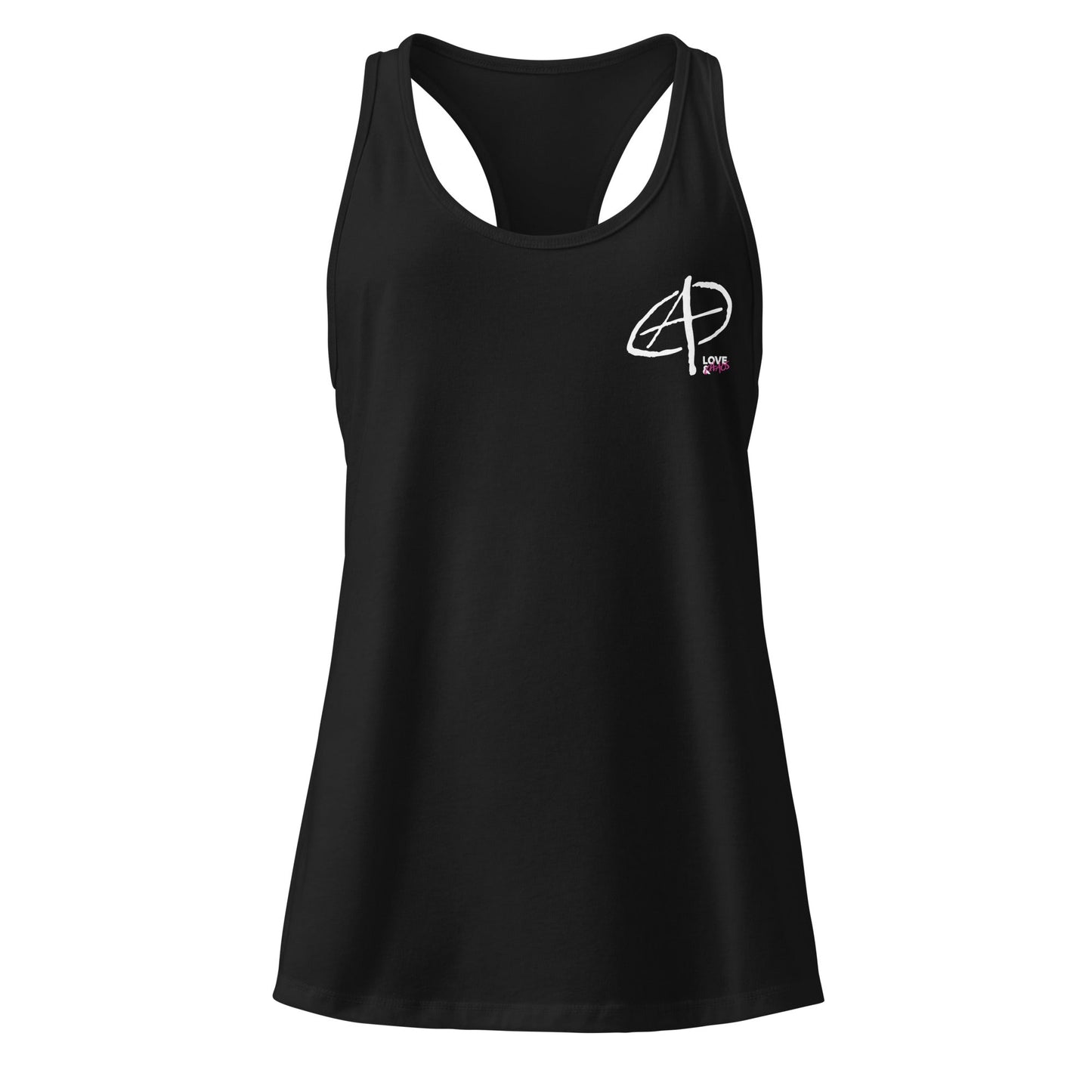 L&C Anarchy Women’s Fitted Racerback Tank Top - Love & Chaos