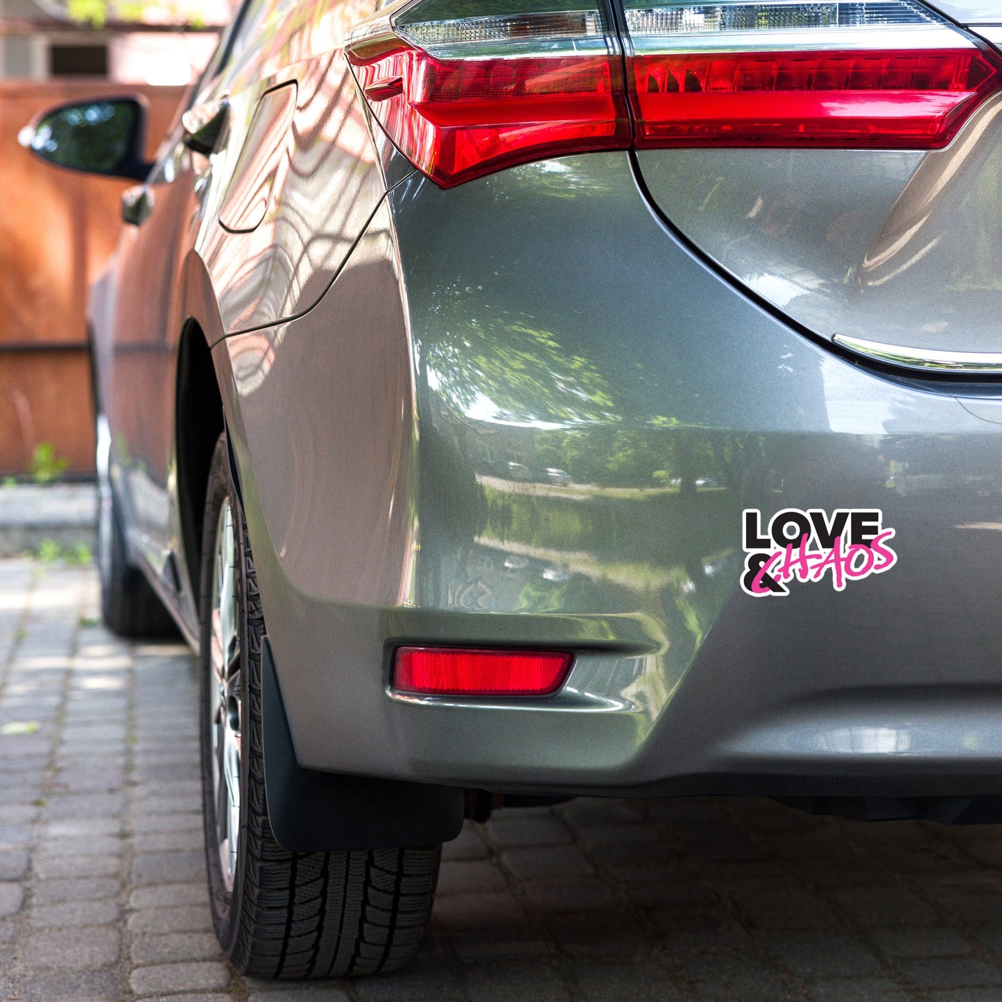 Love & Chaos Black Logo Sticker - Love & Chaos