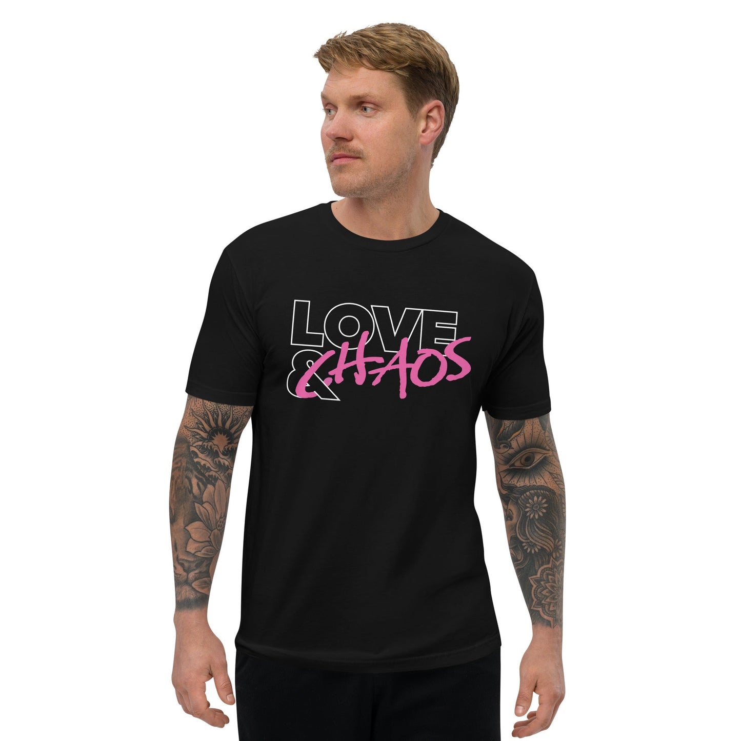 Love & Chaos Outline T-Shirt - Love & Chaos